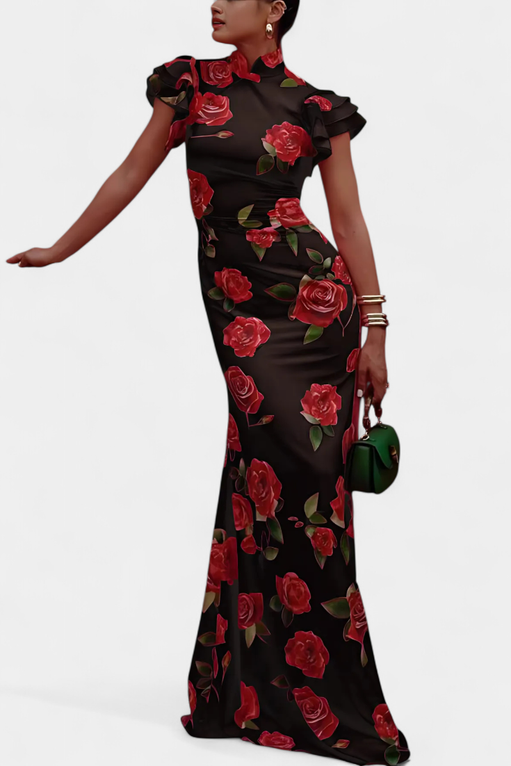 Mayra | Qipao de Rosas
