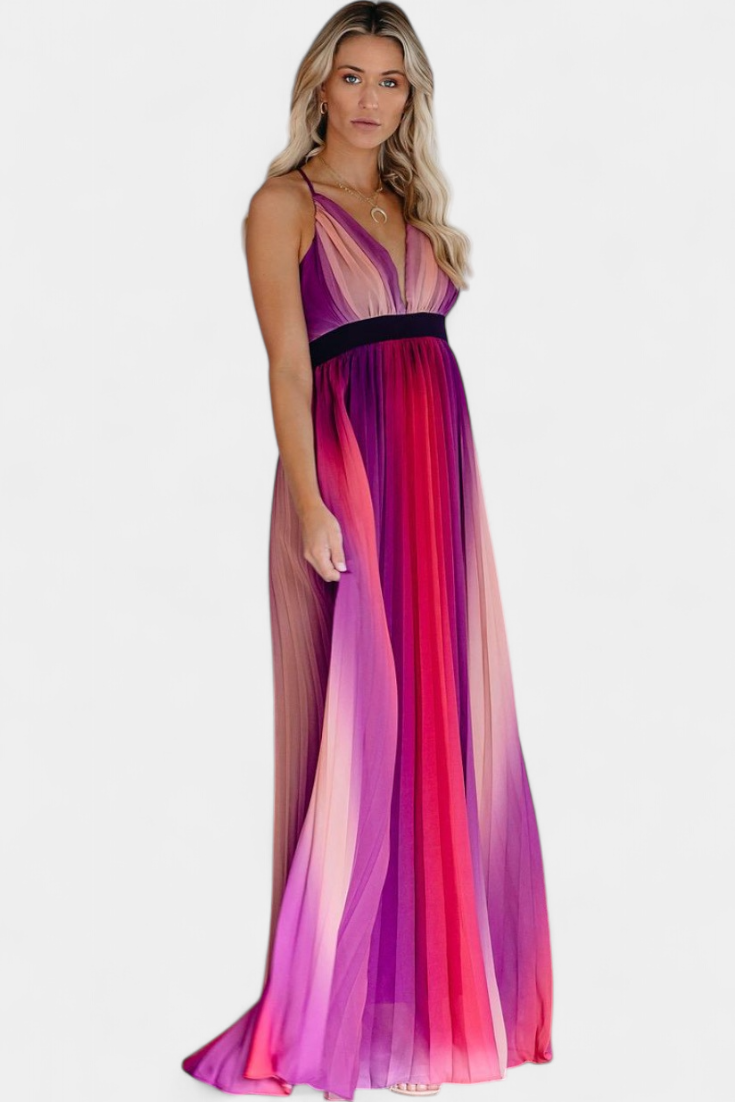 Cecilia | Vestido Plisado