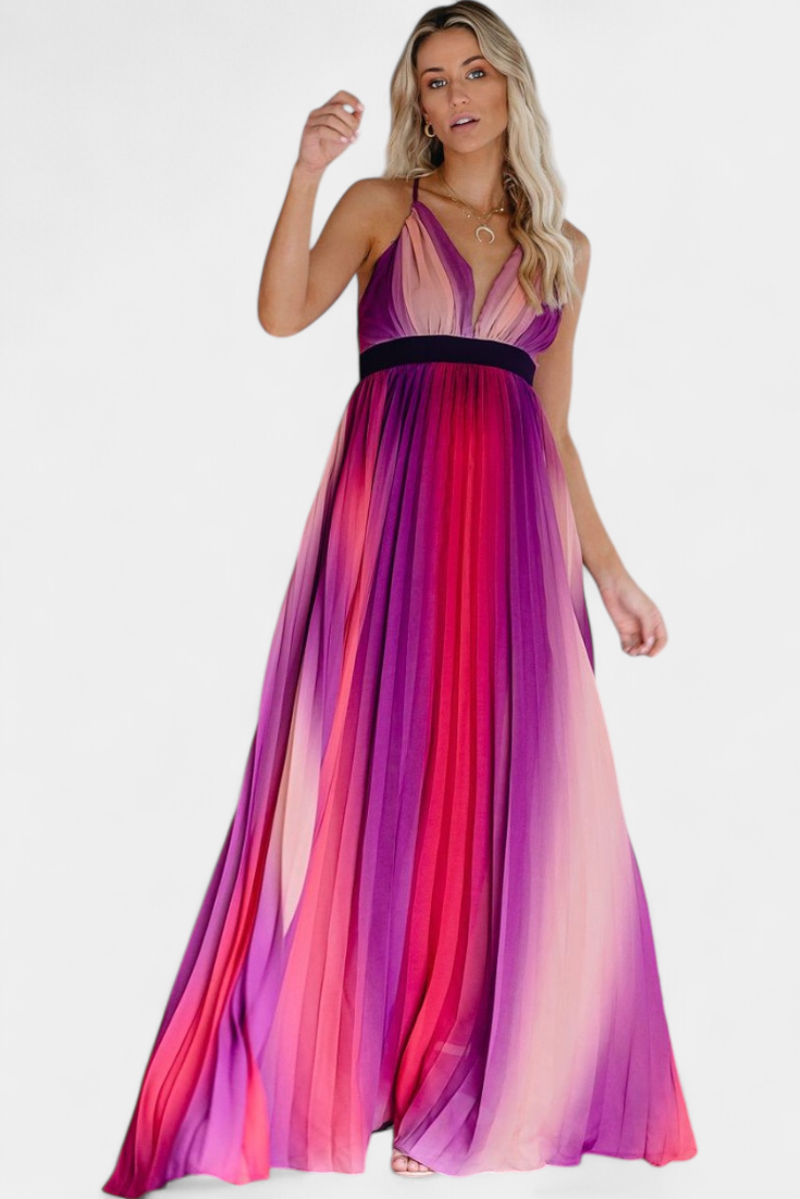 Cecilia | Vestido Plisado