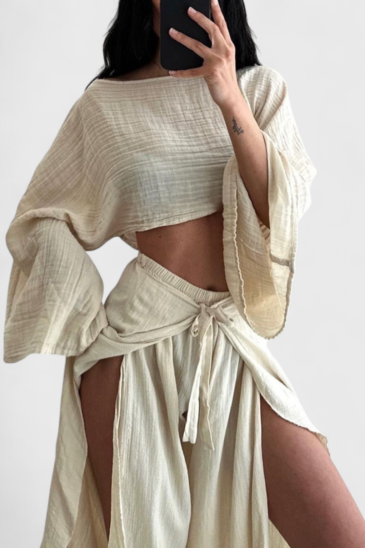 Elsie | Kimono y Pantalón