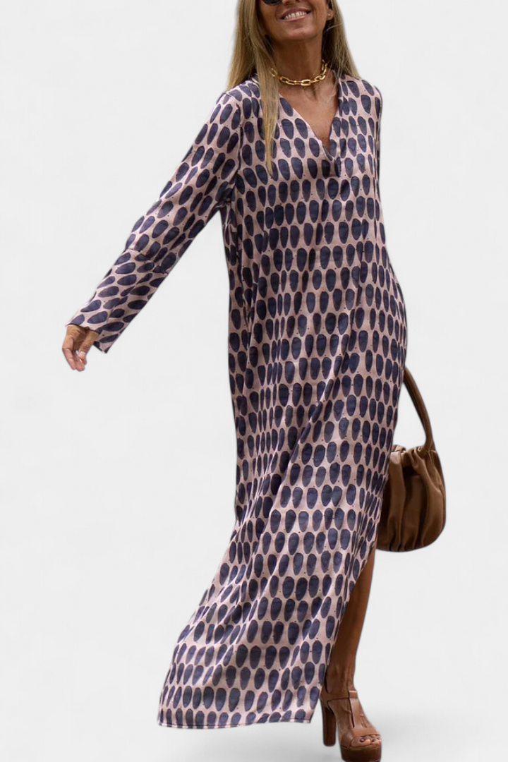 Brisa | Vestido Largo Geo
