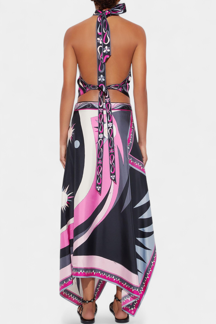 Ciana | Set satén halter
