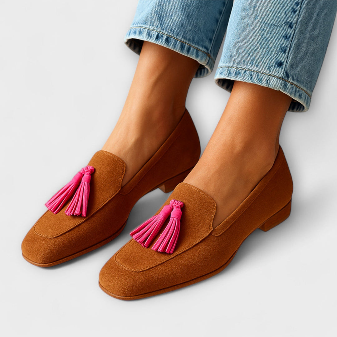 Rosa | Mocasines de Ante