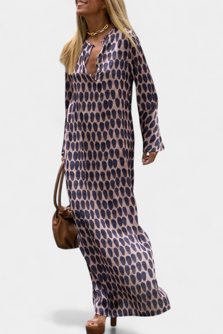 Brisa | Vestido Largo Geo