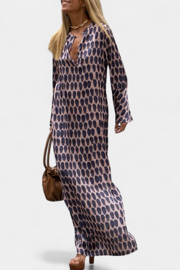 Brisa | Vestido Largo Geo