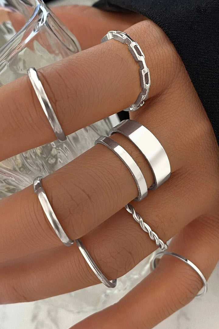Luna | Conjunto 7 Anillos