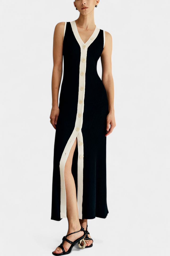Brielle | Vestido punto V