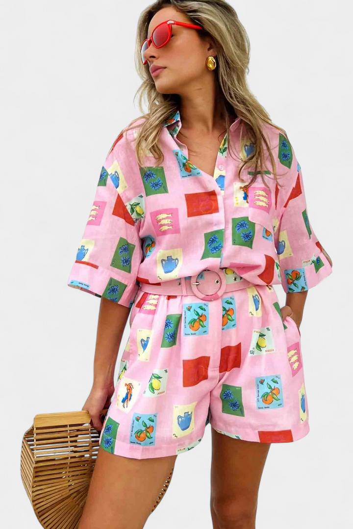 Mariluz | Camisa y shorts
