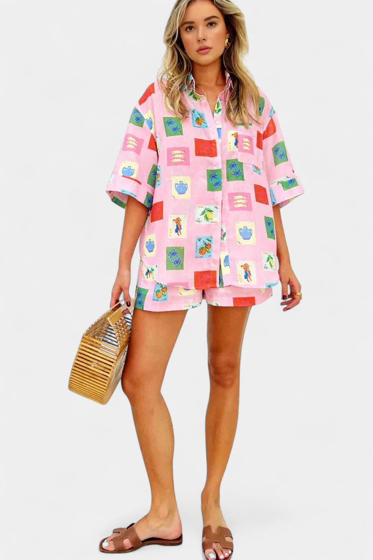 Mariluz | Camisa y shorts