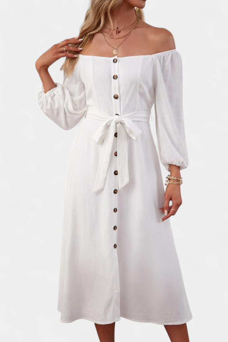 Leonor | Vestido Bardot