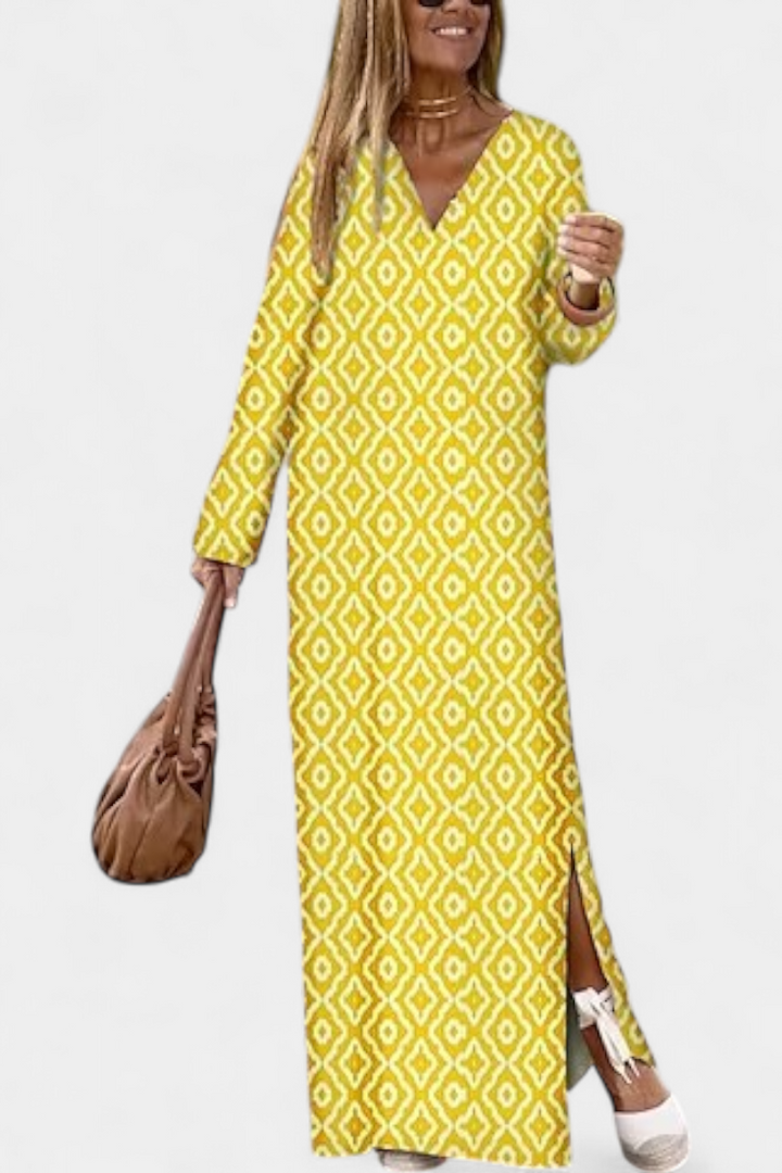 Brisa | Vestido Largo Geo