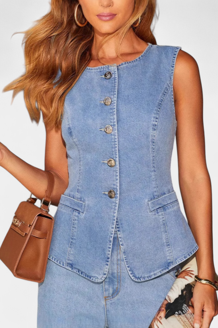 Ludovica | Chaleco+jeans