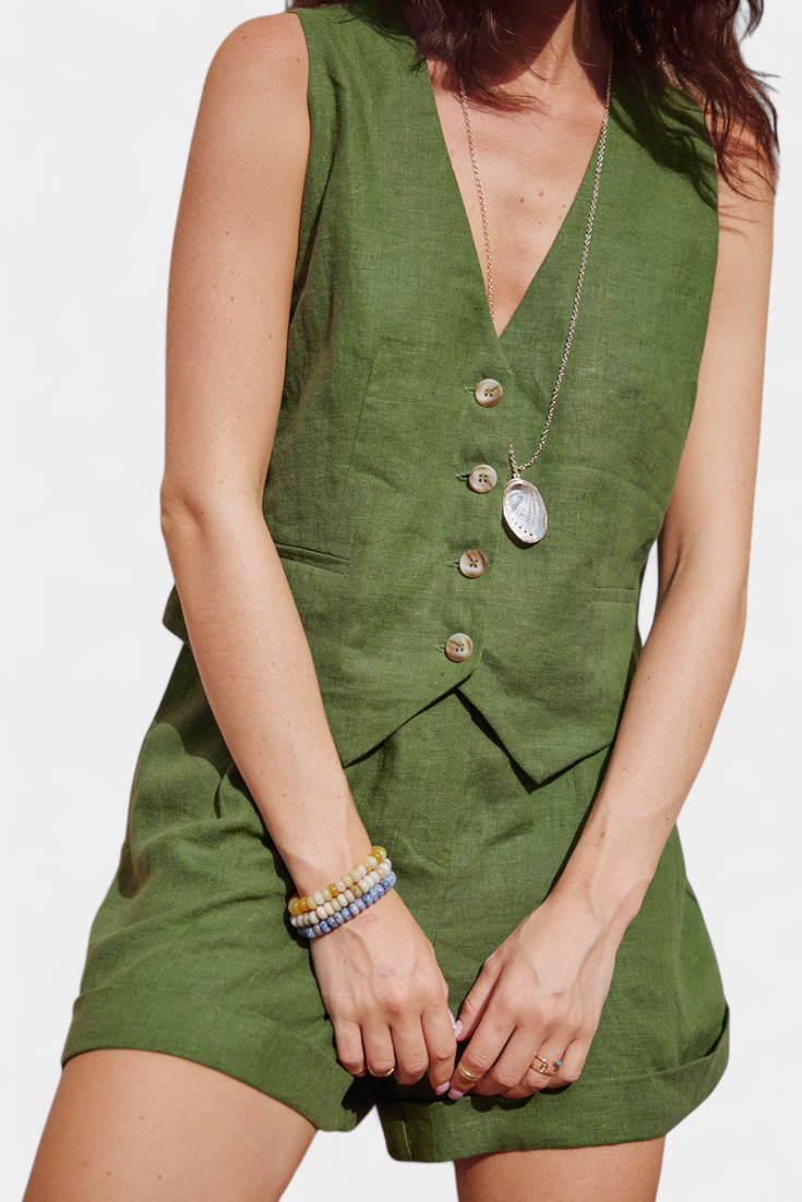 Jennifer | Chaleco+Shorts