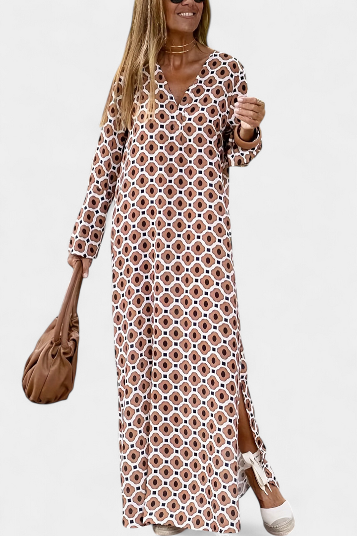 Brisa | Vestido Largo Geo