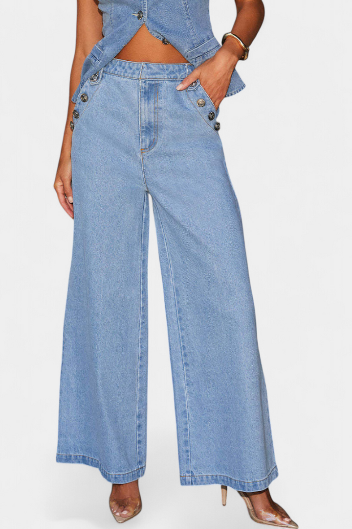 Ludovica | Chaleco+jeans