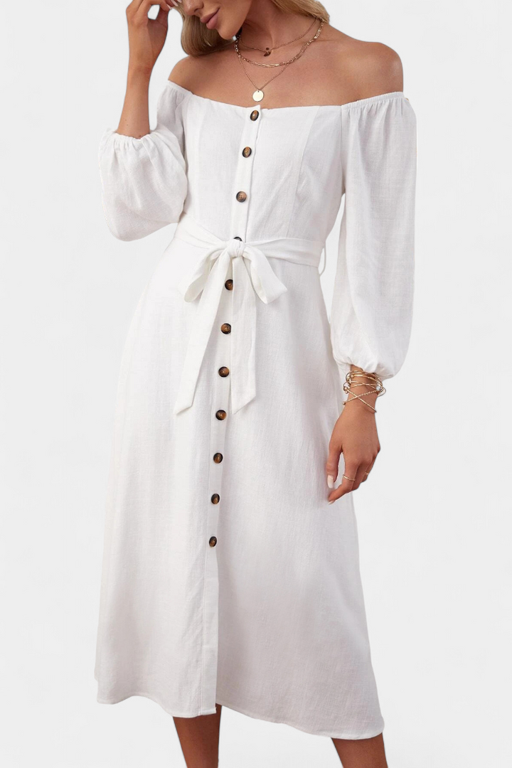 Leonor | Vestido Bardot