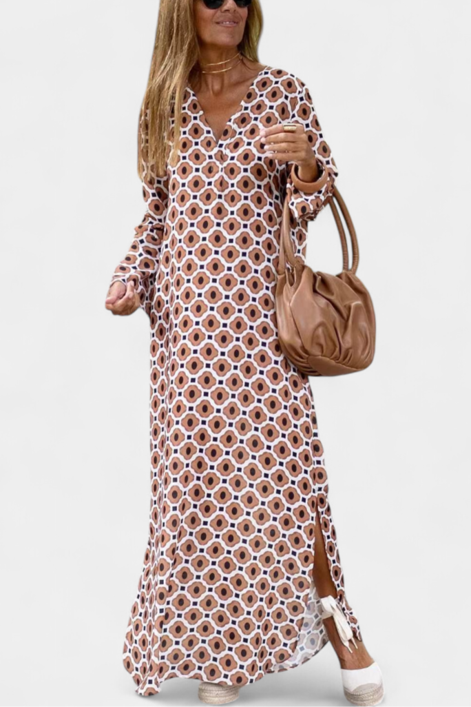 Brisa | Vestido Largo Geo