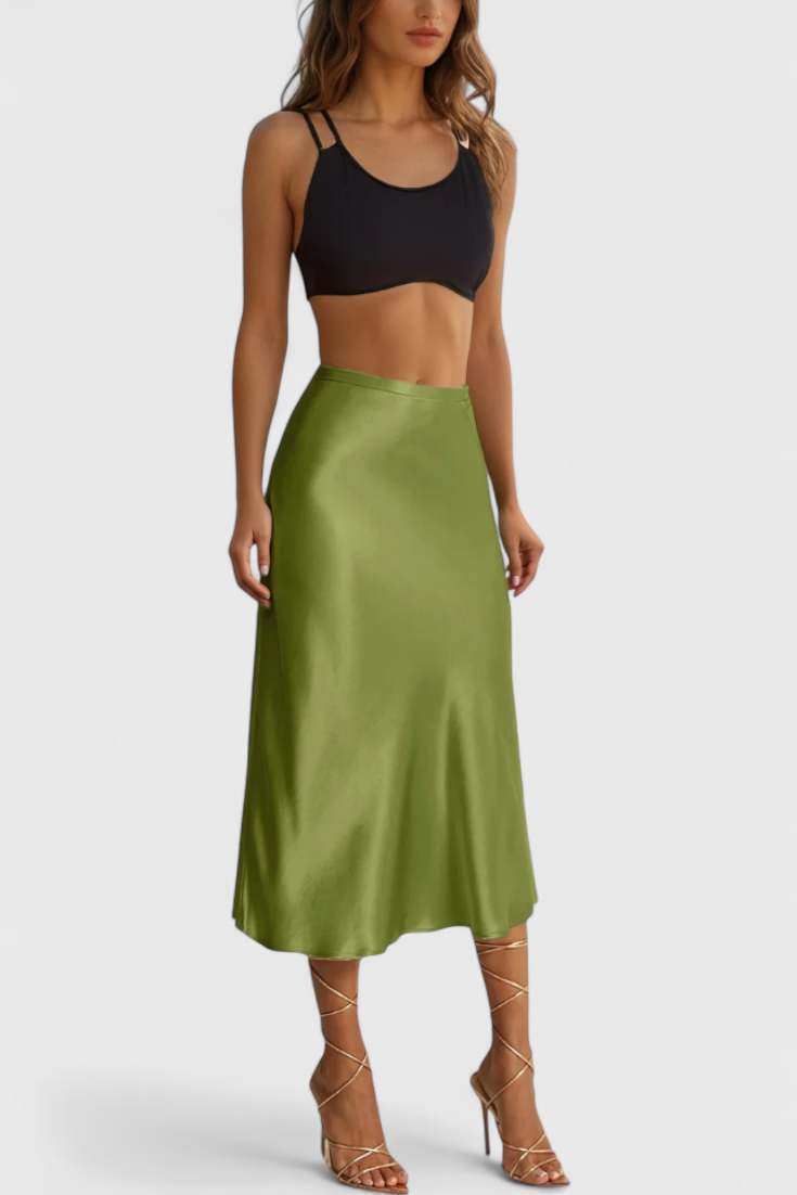 Maxima | Falda Midi Alta
