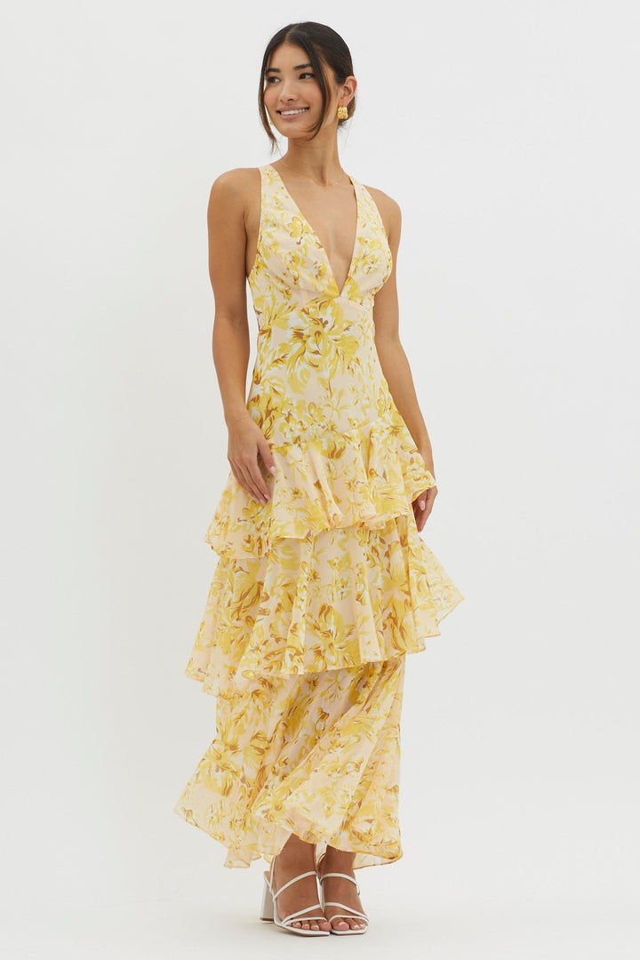 Faye | Vestido Midi Bloom Shift