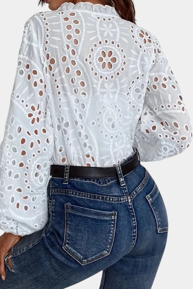 Alba | Blusa con Ojal