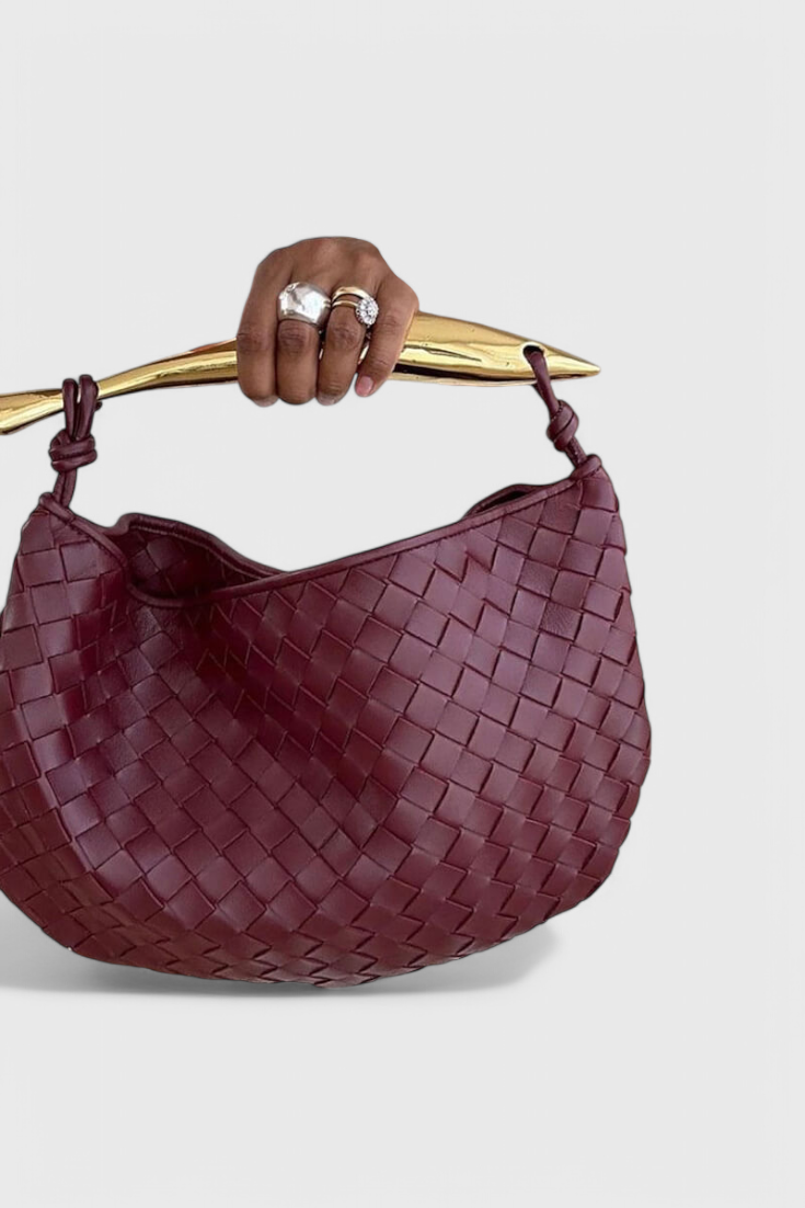Gerda | Woven Gold Handle