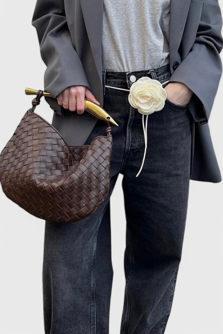 Gerda | Woven Gold Handle