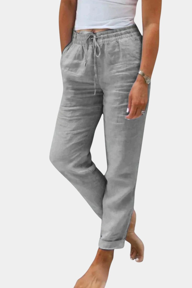 Violeta | Pantalones lino