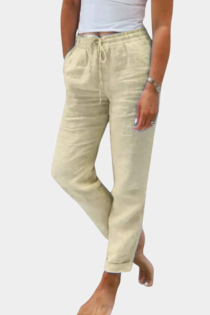 Violeta | Pantalones lino