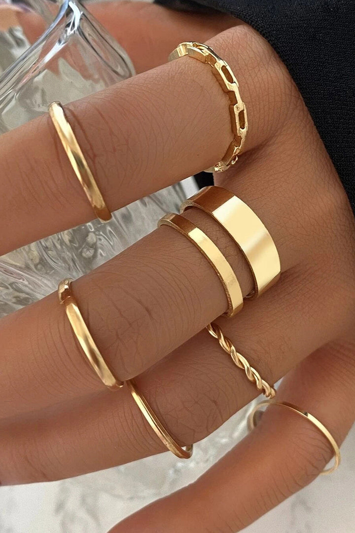 Luna | Conjunto 7 Anillos