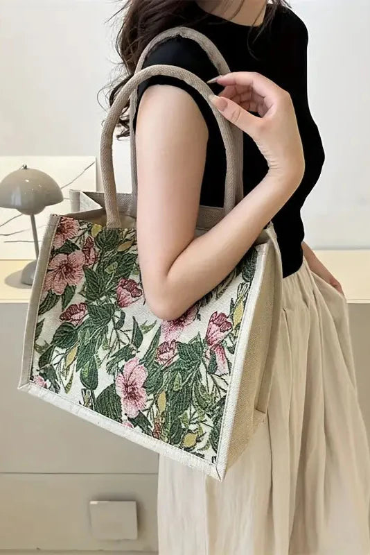 Taila | Bolsa Yute Floral