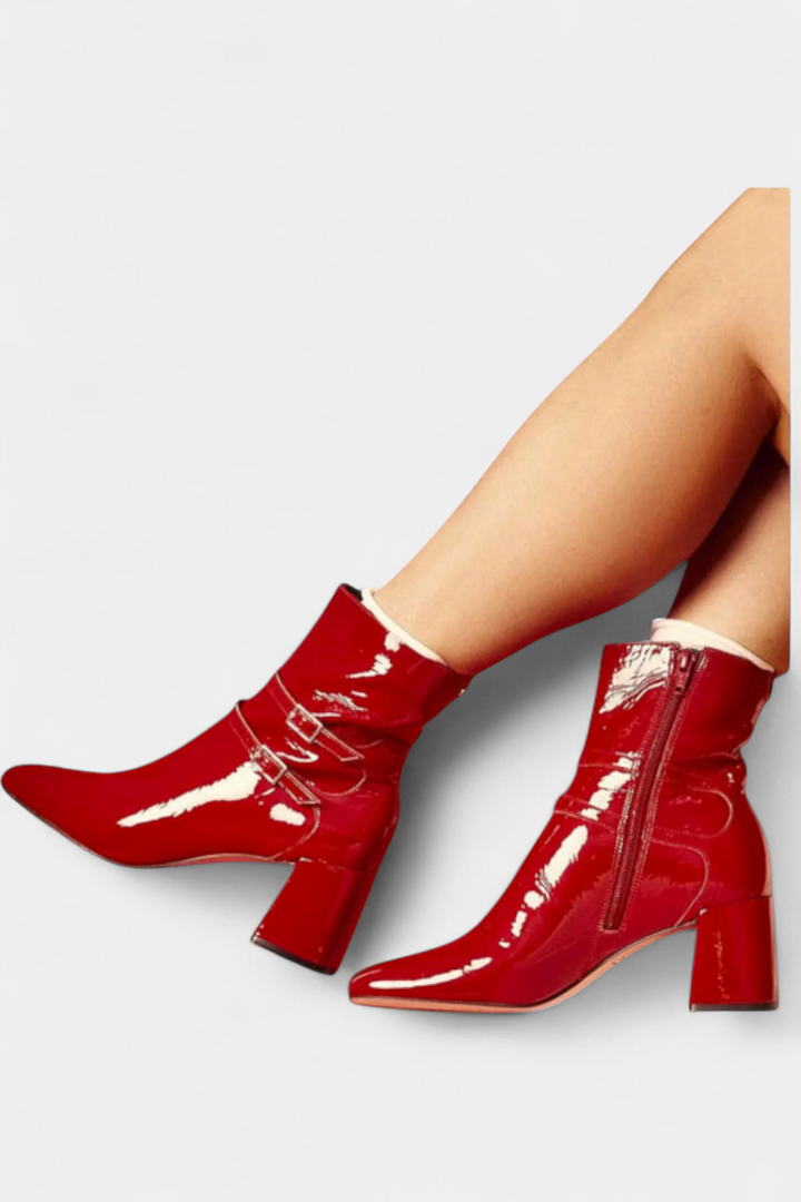 Vivi | Botas Rojas Tacón