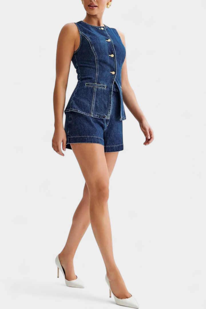 Raya | Chaleco y Shorts