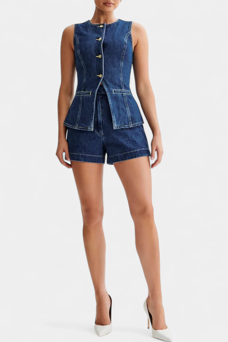Raya | Chaleco y Shorts