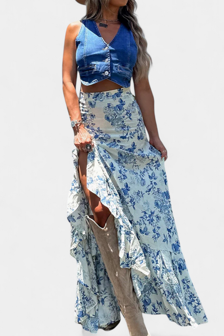 Kala | Falda Maxi Floral