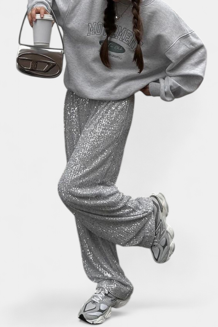 Elva | Pantalón paillette