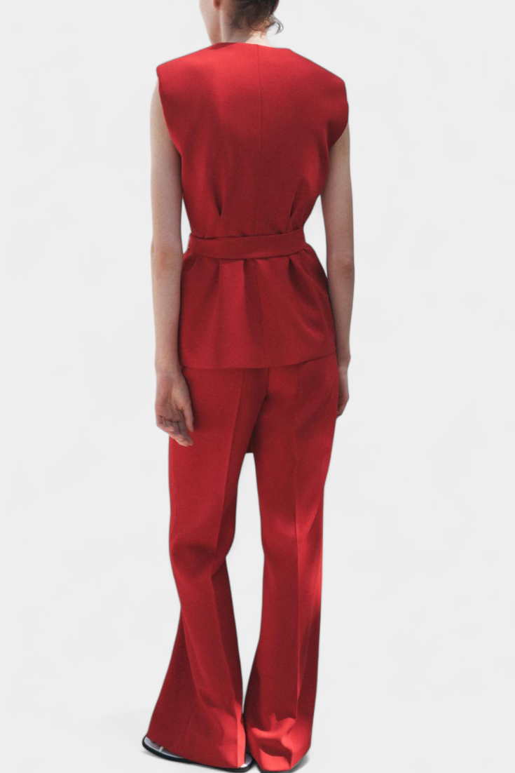 Carlen | Chaleco/palazzo