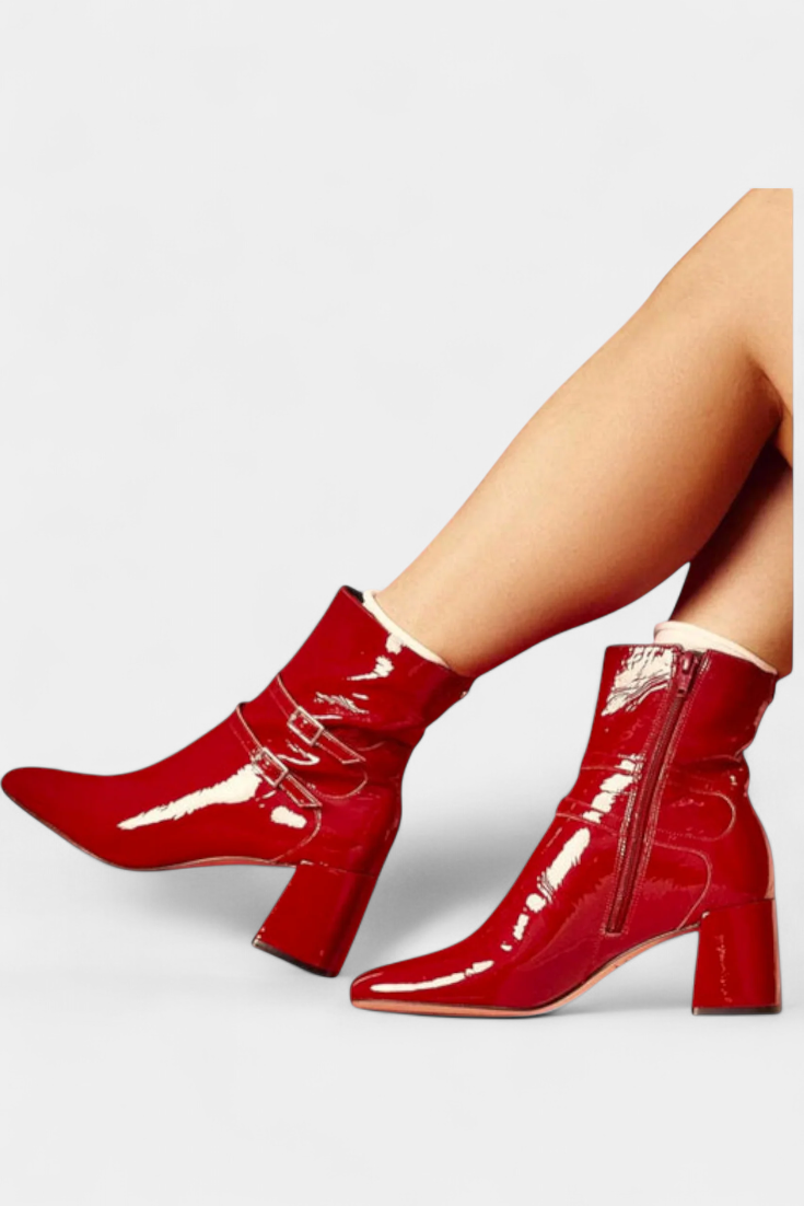 Vivi | Botas Rojas Tacón