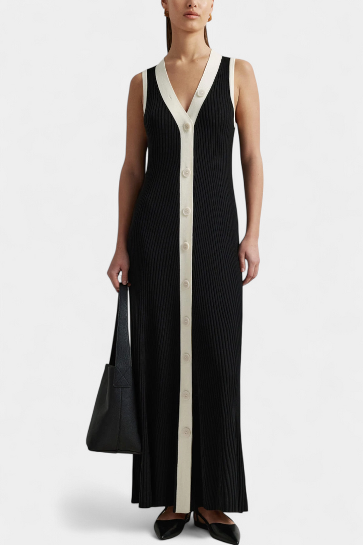 Brielle | Vestido punto V