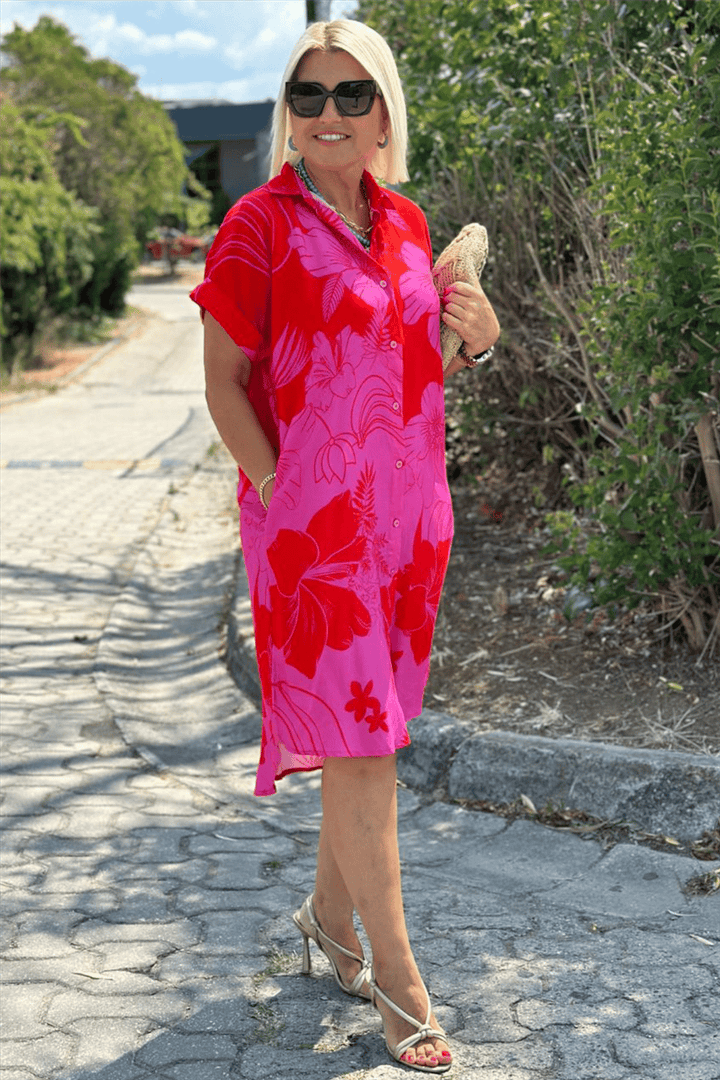 Naomi | Vestido con estampado de flores