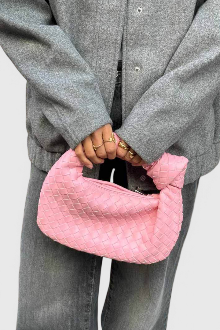 Sage | Mini Woven Satchel